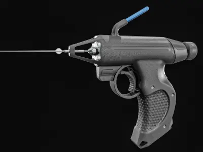 Sci fi Medical Device  Low-poly 3D model