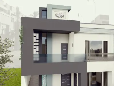 Modern House Design 7001 3D model