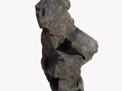 Old Rock Free low-poly 3D model