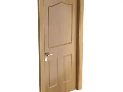 Wooden Door 3D model
