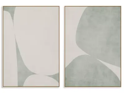Abstract Painting Frame set 3D model 407