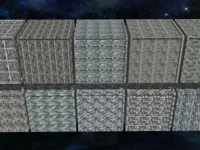 40 Seamless Sci-fi Patterns - ANCIENT TECHNOLOGY Texture