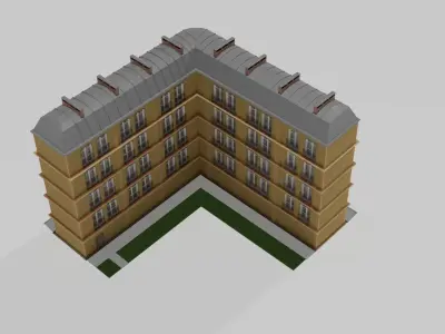 House in Paris 3D model