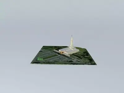 LDS. Temple Toronto, Ontario. Templo Mormon. 44 th.operating ... Free 3D model