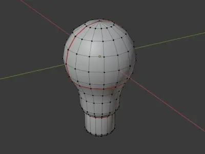 LED lightbulb  Free low-poly 3D model