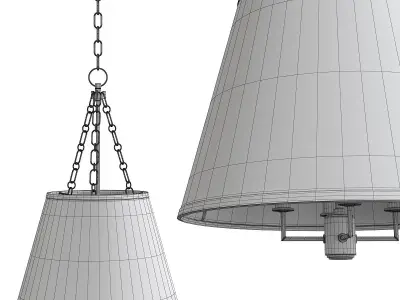 Burdett Pendant Low-poly 3D model