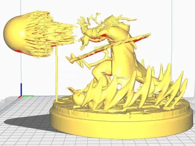 Ken Street Fighter 6 Hadouken 3D print model