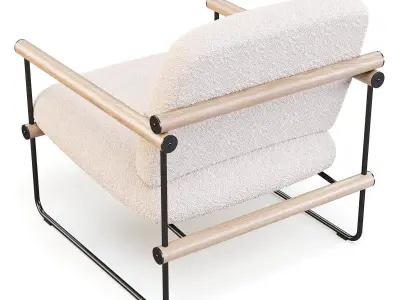 West-Elm Ross - ArmChair 3D model