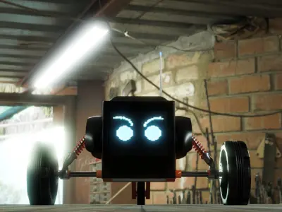 DeskRobot 3D 3D model