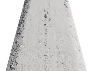 Ultra realistic Sandy Road Scan 2 3D model