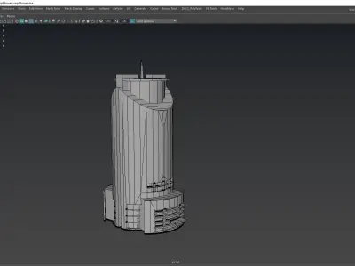 VNPT Building Low-poly 3D model