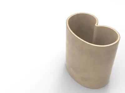 Rara Vase Low-poly 3D model