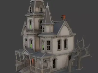 Haunted House 3D Model 3D model