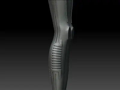 Korn Microphone Stand By H R Giger High Poly 3D Model 3D model
