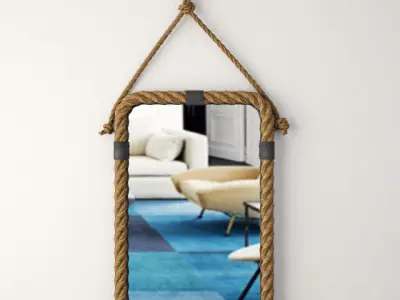 Rope Mirrors collection 3D Model Pack