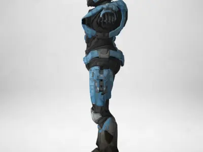 Gameready Character - 05 Low-poly 3D model