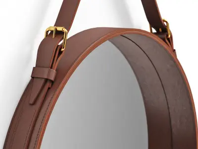 Adnet Wall Mirror 3D model