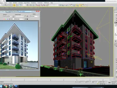 Architectural 3D Home Model  Low-poly 3D model purchase