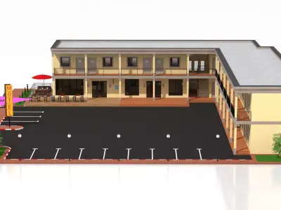 Motel 3D model