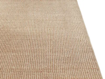 Carpet set 3231 - Natural Jute Rug - 10k 3D model