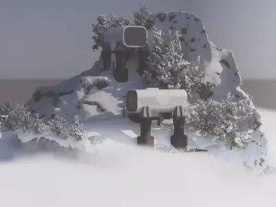 THE SNOW MOUNTAIN HABITAT ALPHA 2024 3D model