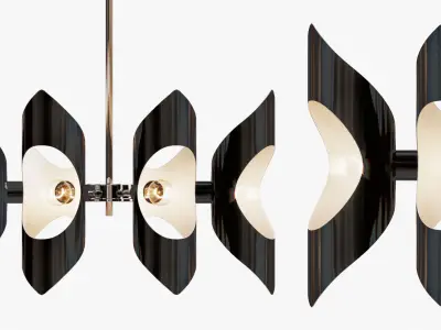 Vickery Chandelier Arteriors 3D model