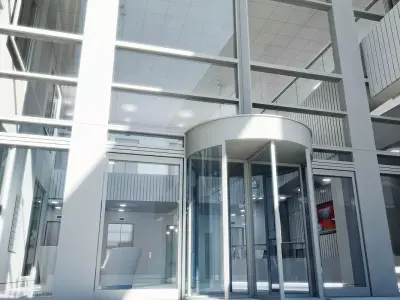 Office Interior Reception 3 3D model