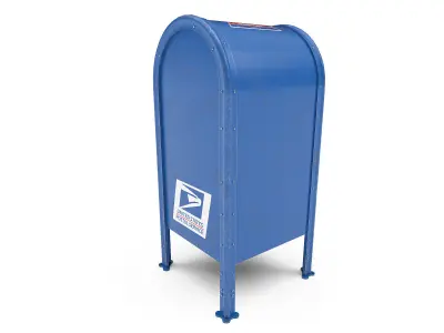 Mailbox Low-poly 3D model