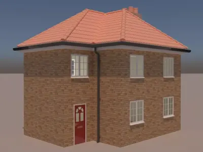 Detached house 3D model