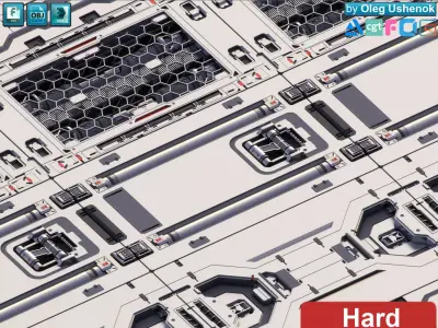 Mech Warrior Hard Surface Kitbash 6 of 20 3D model