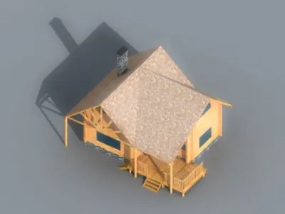 Mountain House 3D model buy