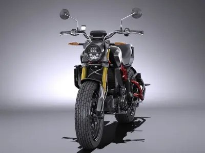 Indian FTR 1200 S 2019 3D model