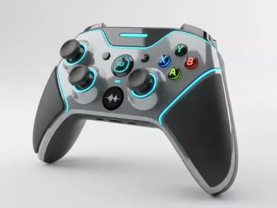 Controller Free low-poly 3D model