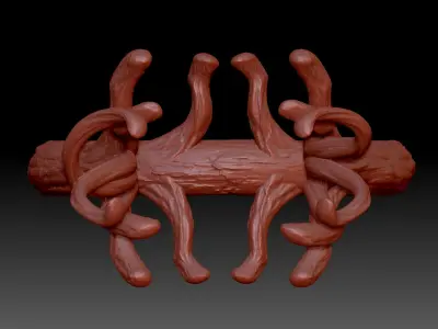 Ring wood  3D print model