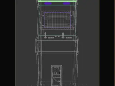 Arcade Machine Street Fighter II 3D model