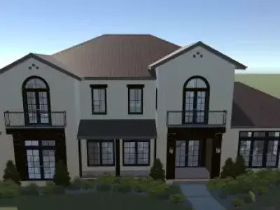 big house 3D model purchase