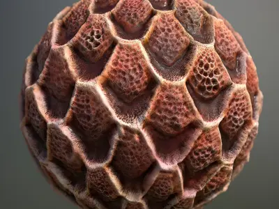 Material Skin Alien 9 Seamless PBR Texture Texture