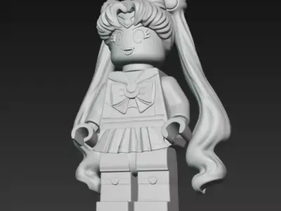 Lego Saylor Moon 3D print model