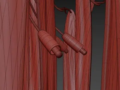 Cascade Quad Waterfall by Serip 3D model