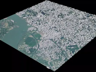 Barisal - Bangladesh 3D model