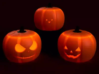 Halloween Jack O Lantern 3D print model