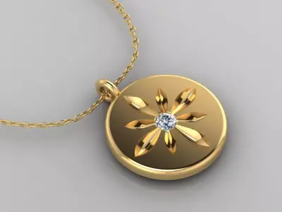 Pendant P049 3D Print Model 3D print model