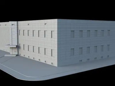 Administration building 3D model