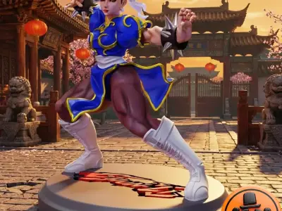 Chun Li 3D print model