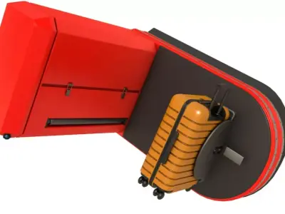 Airport Suitcase Wrapping 3D model