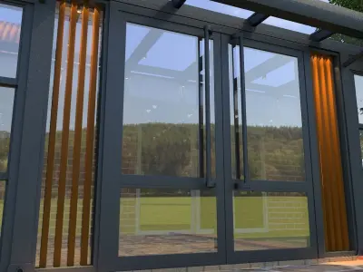 winter garden  3D model