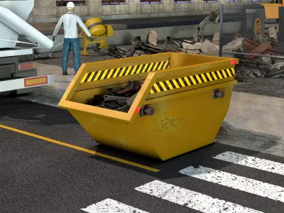 Debris Bucket  3D model
