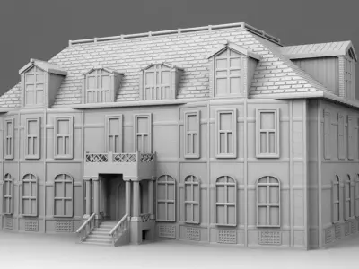 Chicago house 3D print model