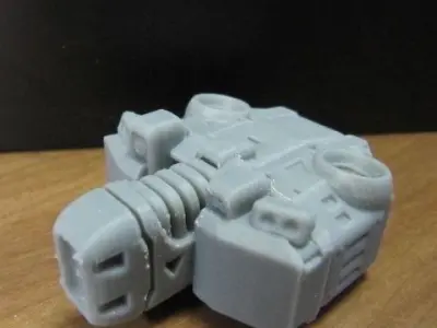 CHIBI-TECH SD - CHIMERA-A PLASMA TURRET CORE 3D print model