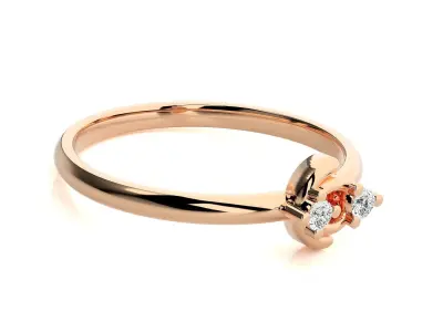 Women ring 3D print model 106
